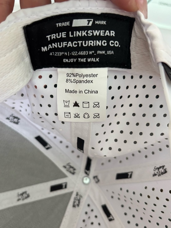 True Linkswear Tito’s Logo Hat Water Resistant Cooling Back Material Golf Beach - Picture 4 of 5